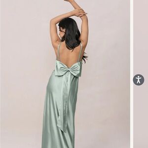 Revelry Steph Satin Dress